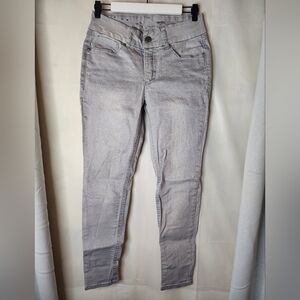 Seven 7 Silver/Gray Skinny Tummyless Jeans